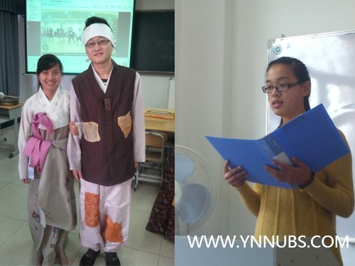 云南師范大學商學院學生在云南省第一屆韓國語演講預賽中“大顯身手”