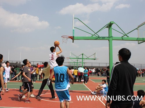 云南師范大學商學院楊林校區會計學院籃球賽火熱進行