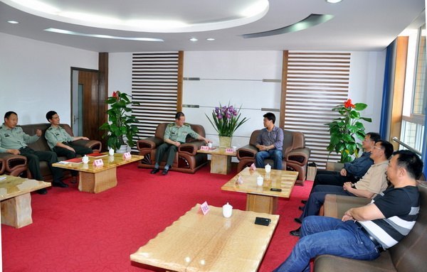 馬國防書記等會見三元區武裝部領導