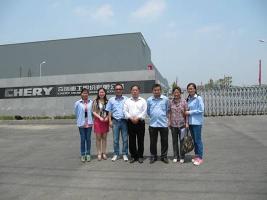 (圖文)安徽工業大學工商學院赴奇瑞重工股份公司蕪湖分公司開拓就業市場