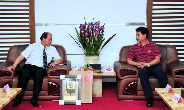 馬書記會(huì)見臺(tái)中市海峽兩岸交流協(xié)會(huì)陳天汶等貴賓