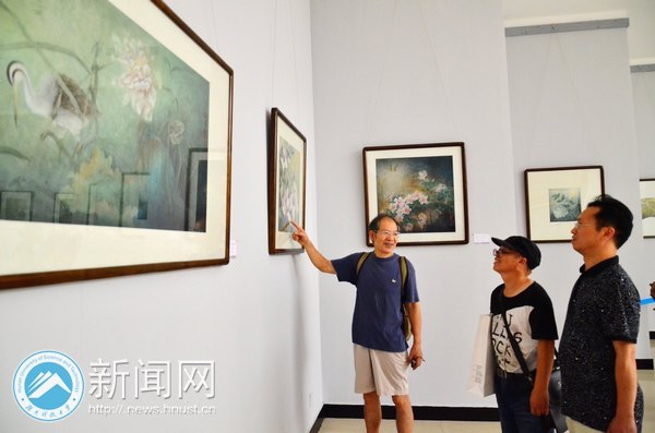 劉新華工筆花鳥畫作品展開幕 描摹心性軌跡