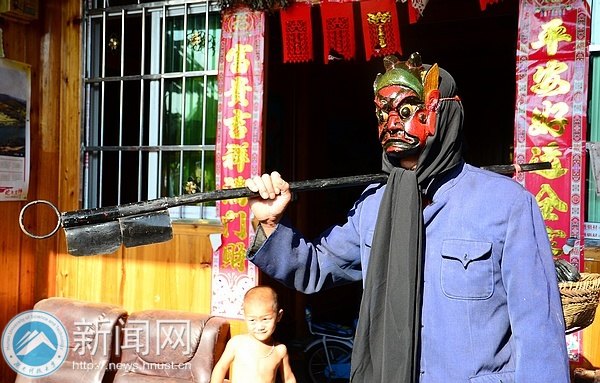 湖南科技大學師生遠赴懷化山區 探尋非物質文化遺產——神秘的儺戲