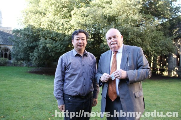 吳建清圓滿完成在牛津大學的研修任務回校