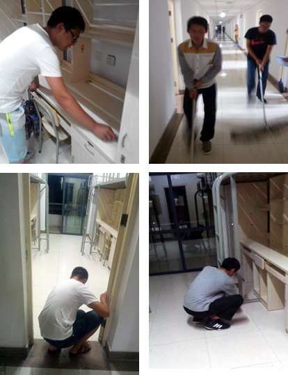 迎新前奏曲——老生幫助打掃新生宿舍