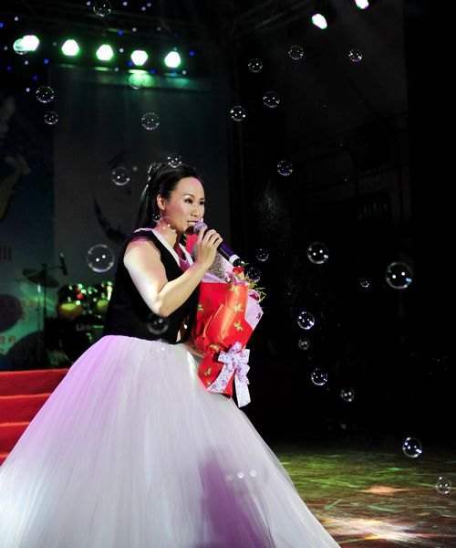 三明市人口文化藝術團走進三明學院慰問演出