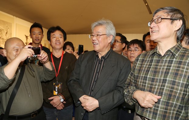 筆墨傳承:張立辰教學四十年教學文獻暨師生作品展開幕