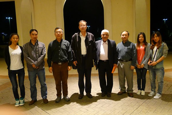 劉健校長看望三明學院在美研修教師和交換生