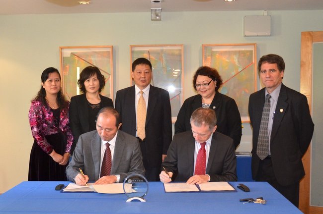 常州工學院代表團訪問加拿大、美國合作大學