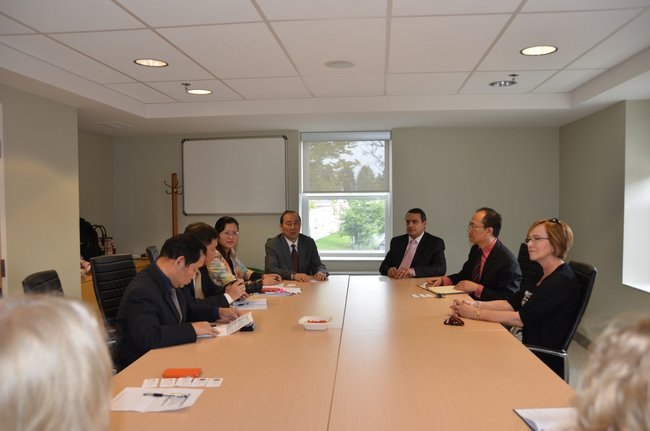 常州工學院代表團訪問加拿大、美國合作大學