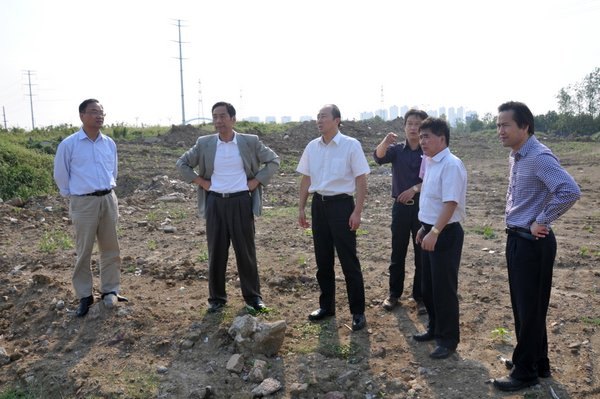 校領導視察常州工學院北部新城新校區與繼續教育學院新校區建設