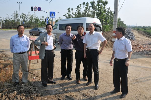 校領導視察常州工學院北部新城新校區與繼續教育學院新校區建設