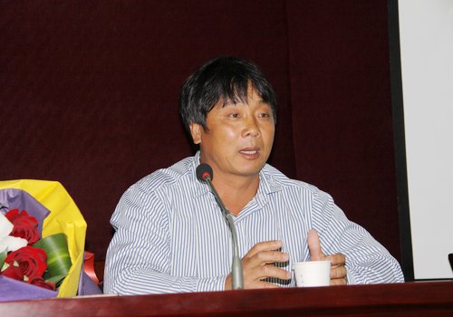 全國道德模范郭文標走進臺州學院