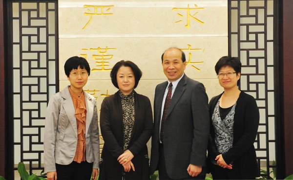 副校長劉春紅會見臺灣逢甲大學大陸事務辦公室主任劉霈博士