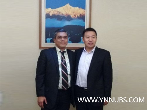 緬甸駐昆總領(lǐng)館吳昂覺悟總領(lǐng)事到云南師范大學(xué)商學(xué)院參觀訪問