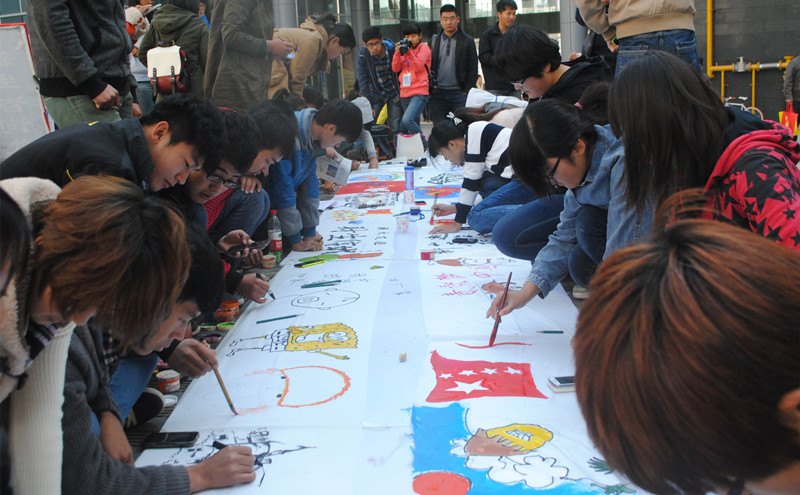 第八屆百米長卷藝術創作大賽火熱進行