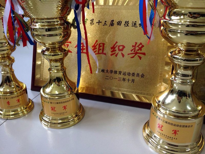 三峽大學(xué)科技學(xué)院獲得三峽大學(xué)第十三屆田徑運動會八連冠
