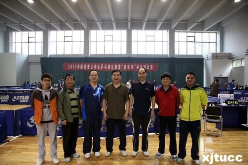 西安交通大學城市學院代表隊在2013陜西省大學生乒乓球比賽暨“校長杯”乒乓球比賽中獲佳績