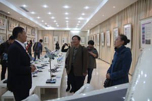 呼和浩特市實驗中學副校長賈靈旺一行來山東旅游職業學院參觀考察