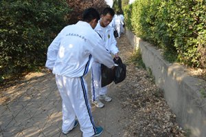 山東旅游職業(yè)學院學生赴“危山”景區(qū)開展社會公益日活動