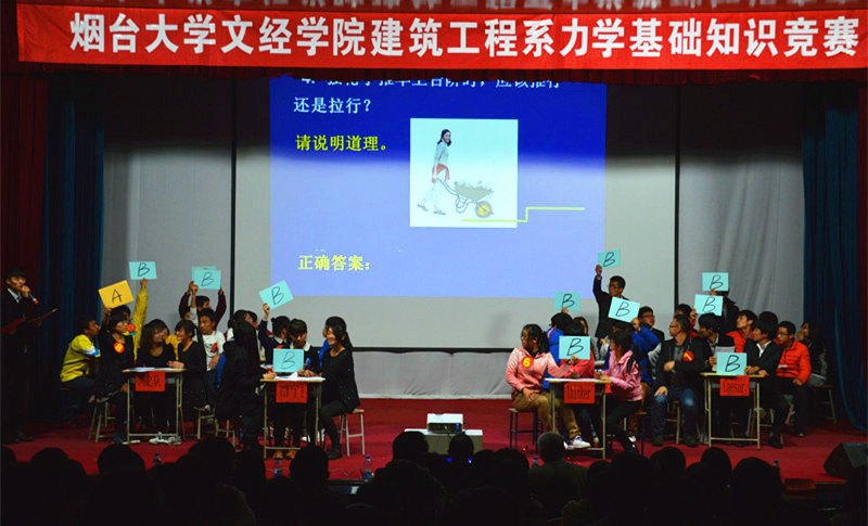 建筑工程系舉辦力學(xué)知識競賽