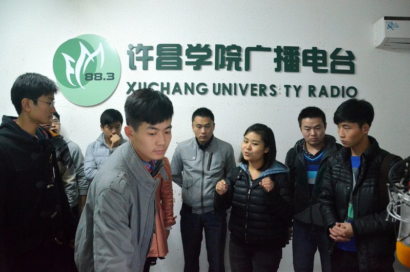 中國(河南)高校傳媒聯盟前來許昌學院參觀交流