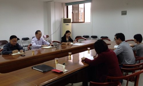 【群眾路線教育】楊海濤同志以普通黨員身份參加黨辦、宣傳部黨支部組織生活會