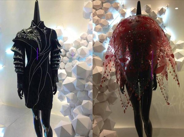 璀璨創(chuàng)意點(diǎn)亮連卡佛“東華之窗”——東華大學(xué)舉行新聞現(xiàn)場(chǎng)會(huì)推介優(yōu)秀學(xué)生作品(圖)