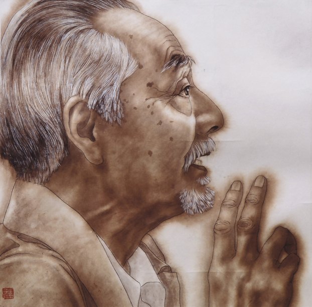 “蔣采蘋從藝60周年畫展”開幕