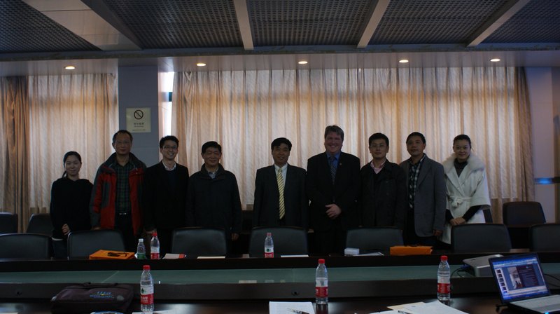 英國安格利亞魯斯金大學代表團來訪湖北工業大學