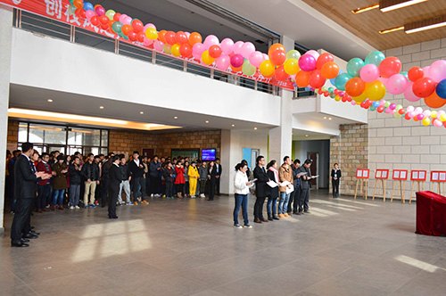 電氣信息學院分團委舉辦英語書法比賽