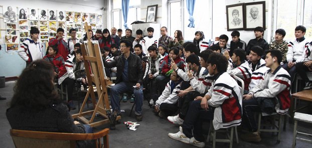 中央美術學院附中赴新疆藝術學院附中交流訪問