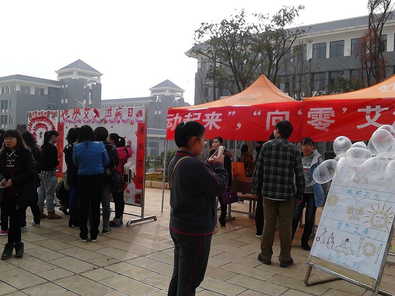 傳承志愿精神,共創“零”艾未來——記云南師范大學商學院開展志愿日防艾主題活動