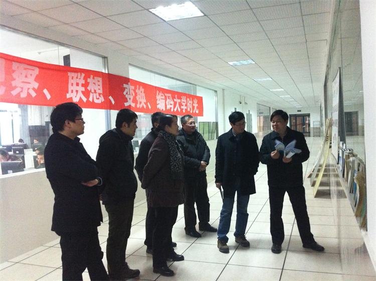 校領導看望計算機學院在校實習實訓學生