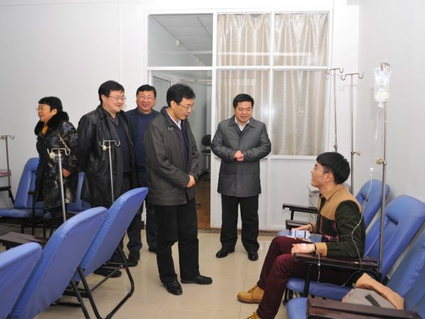 元旦前夕院領(lǐng)導(dǎo)親切慰問師生員工