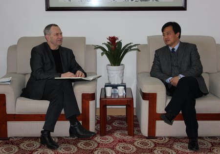 陳光亭副校長會見波蘭歐亞商業教育基金會會長