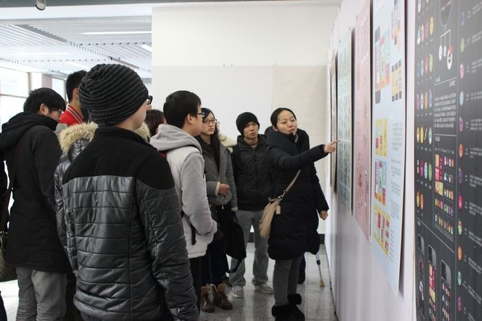 設計學院舉辦界面設計課程作業展