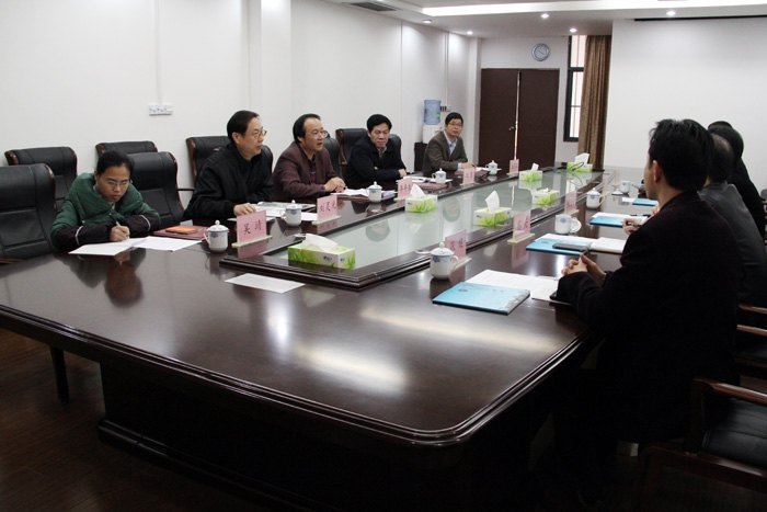 廣西科技大學周德儉校長率隊來廣西師范學院考察交流