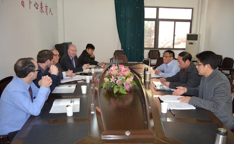 愛爾蘭塔拉理工學(xué)院代表來皖西學(xué)院洽談合作辦學(xué)事宜