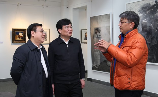 北京市黨建先進校評選考察組來中央美術(shù)學(xué)院考察