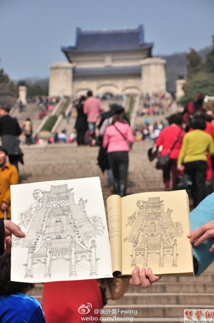 南藝女孩手繪《一本南京》彰顯本土文化