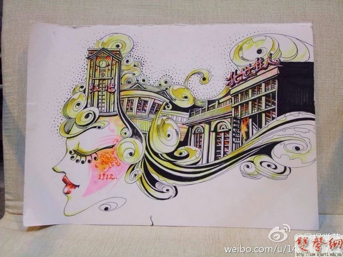 南藝女孩手繪《一本南京》彰顯本土文化