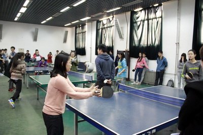 材料學院乒乓球比賽舉行