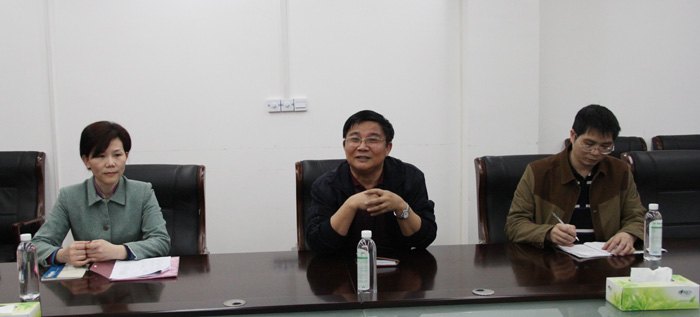 自治區社科聯曹平副主席一行到廣西師范學院調研