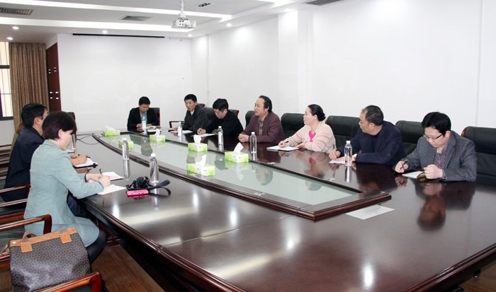 自治區社科聯曹平副主席一行到廣西師范學院調研