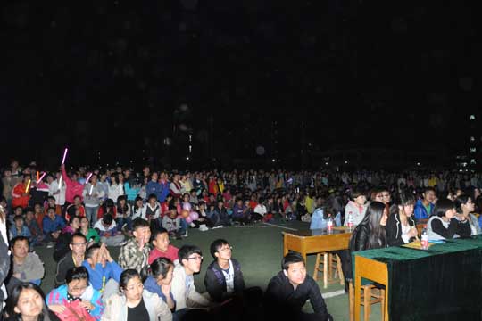 體育學(xué)院舉辦第十屆“校園歌手大賽”