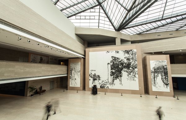 “彌散與生成 潘公凱藝術展”在浙江美術館開幕