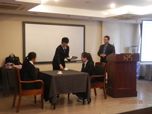 美國皇家加勒比郵輪公司來訪山東旅游職業學院