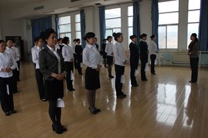 寧夏郵儲銀行派員到山東旅游職業學院參加禮儀培訓