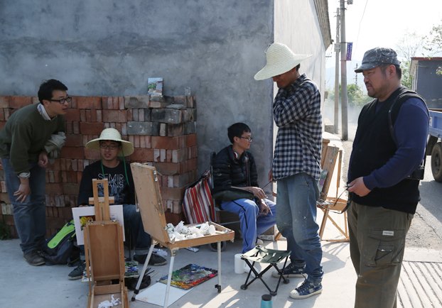 #采訪手記# 與藝術結緣的大榛峪村